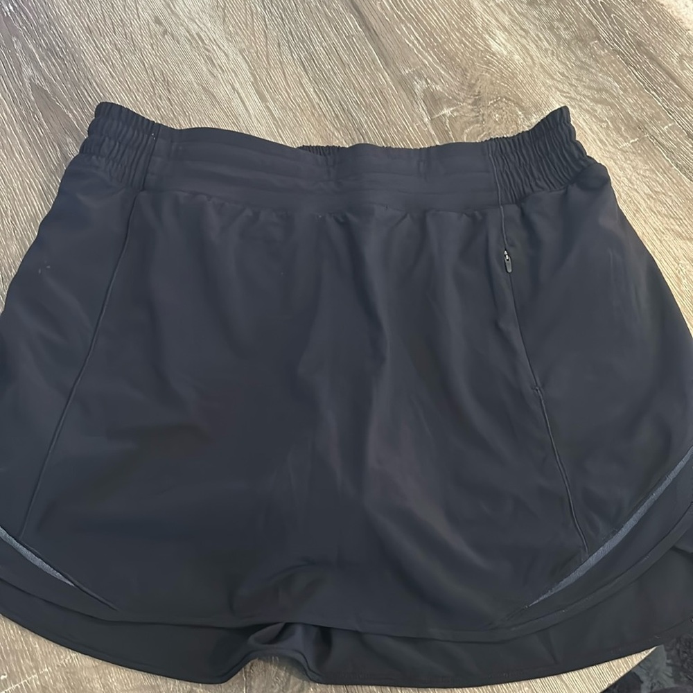 lululemon athletica black athletic skort